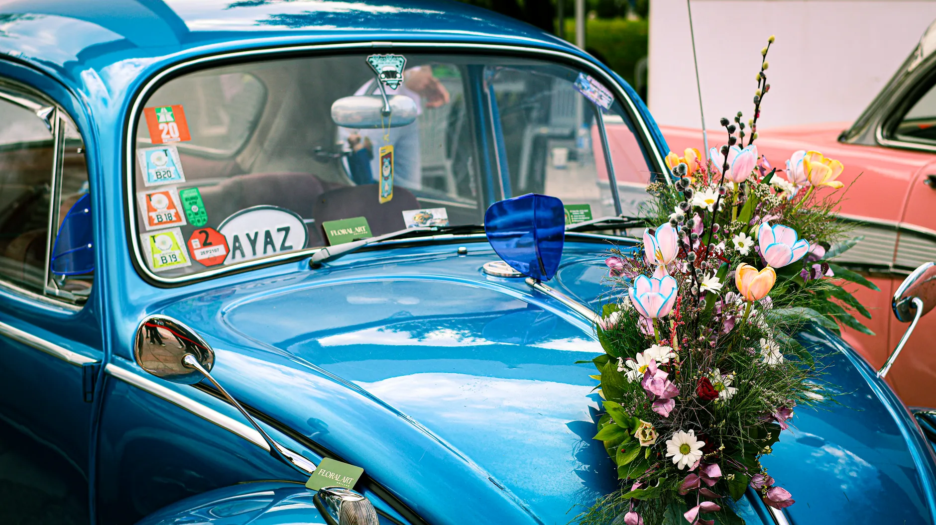 Saloon dressed for a city-centre wedding